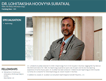 Tablet Screenshot of drlohitakshasuratkal.com